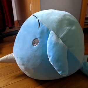 Cuddle pals stuffed narwhal plush
